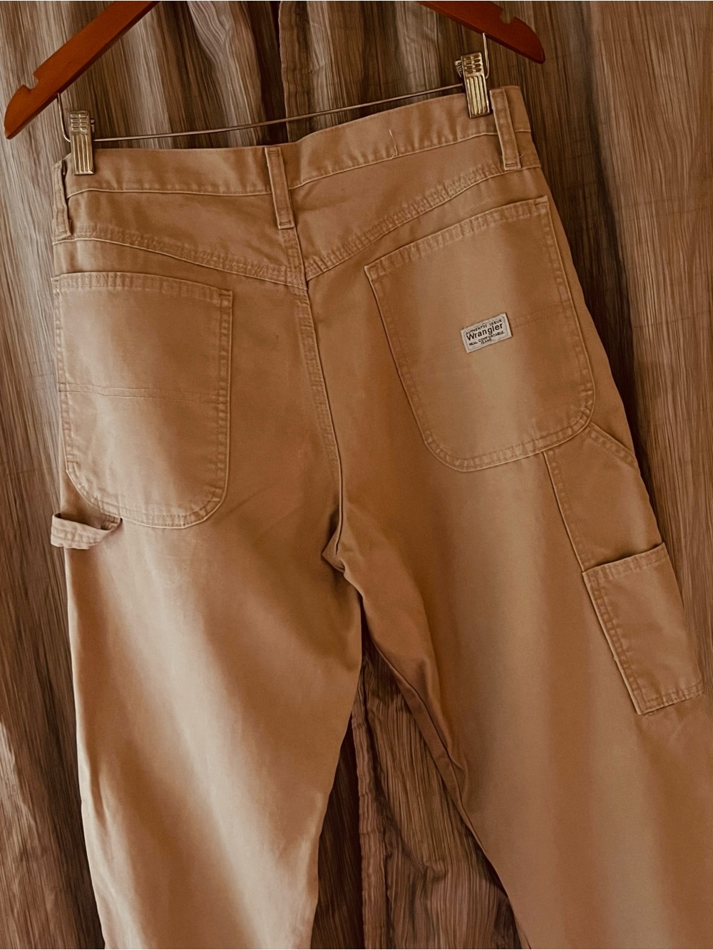 Wrangler Men's Brown Cargo Work Pants